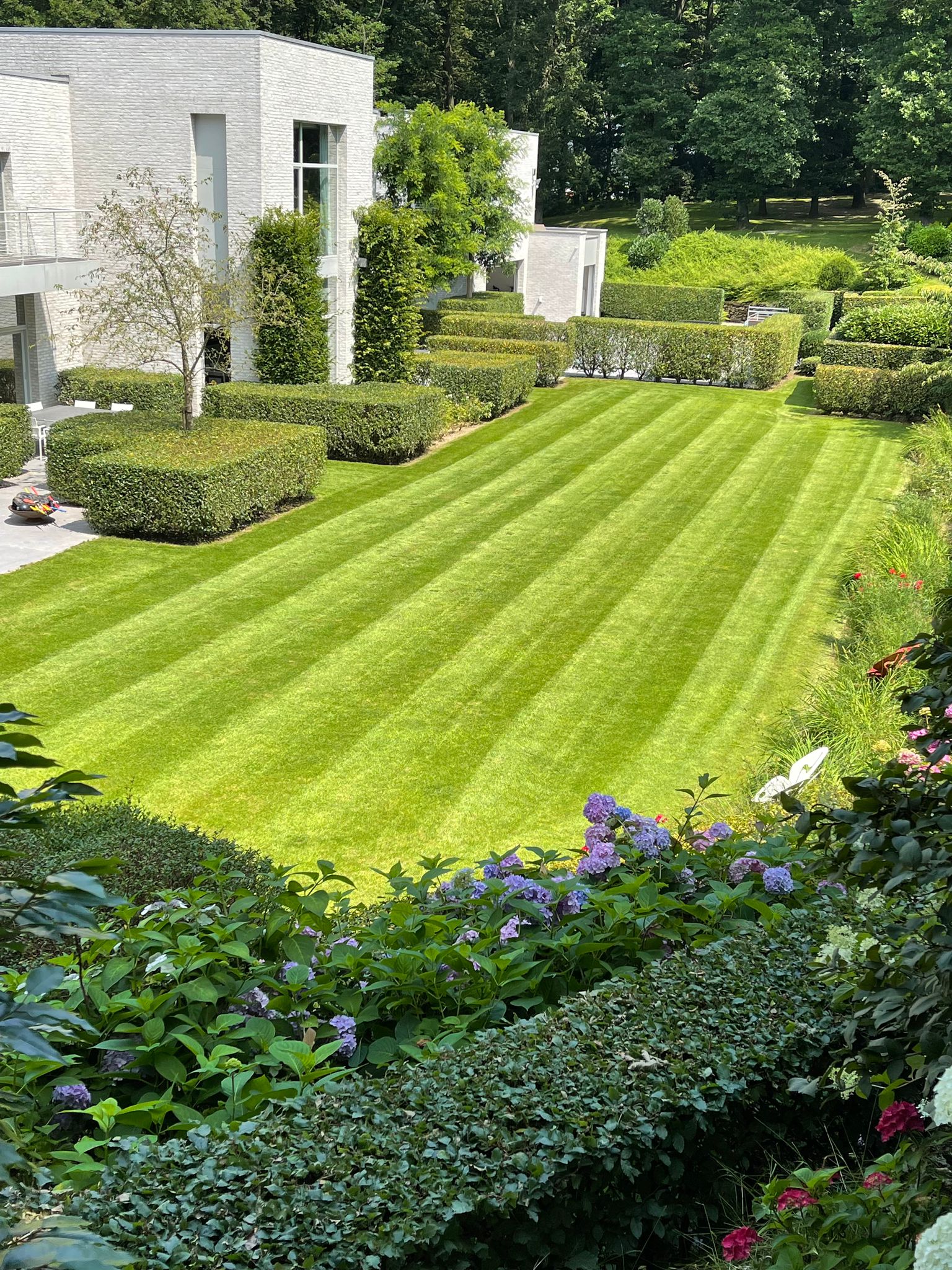 Jardin de Brabant — travaux de jardinage